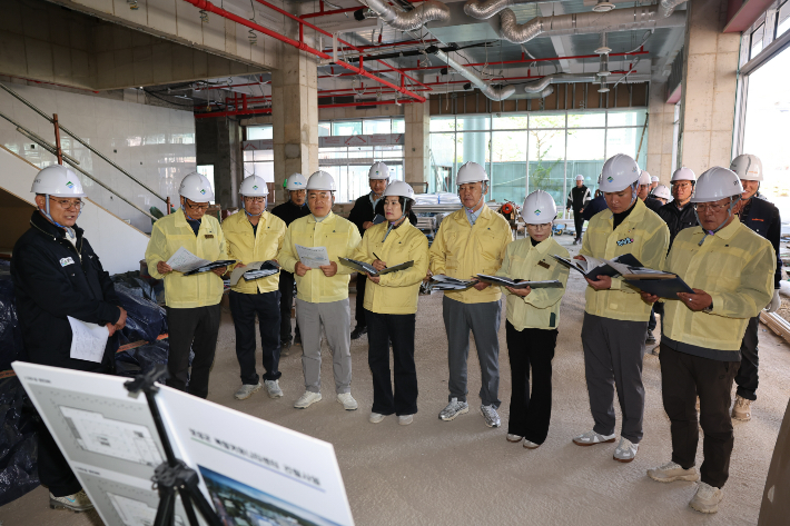 지역개발사업점검 특위 현장 활동. 보성군의회 제공