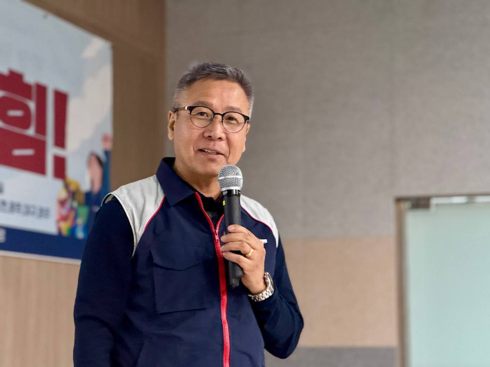 이종욱 민주노총 광주본부장. 민주노총 광주본부 제공