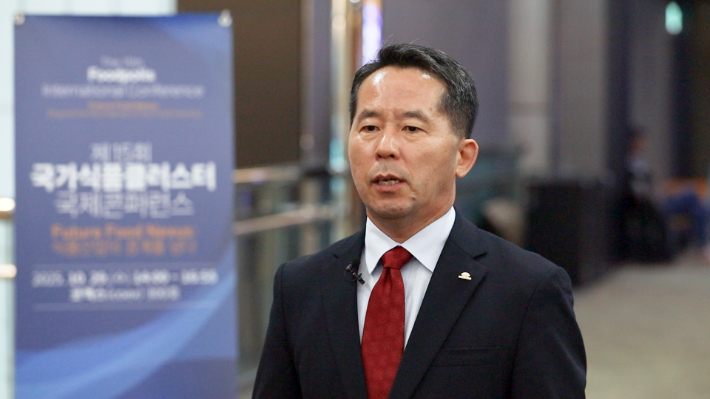 한국식품산업클러스터진흥원 김덕호 이사장. 노컷TV 캡처