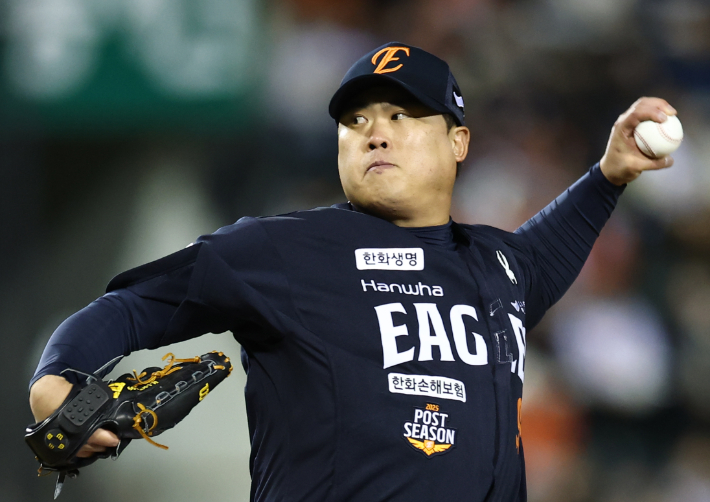한화 좌완 베테랑 류현진. 연합뉴스