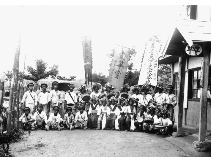 1928년 강원농악대의 사진. 강릉농악보존회 서수희 회장 제공