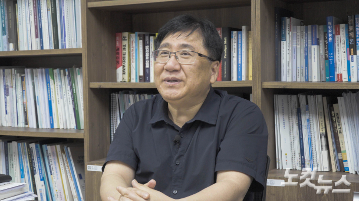 전남연구원 김대성 사회정책연구실장. 전남CBS