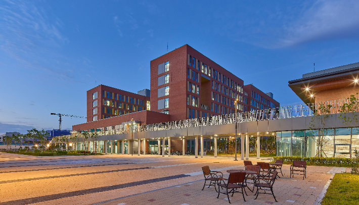 전남도 민간부문 우수건축물로 선정된 한국에너지 공과대학교 RC기숙사&식당. 전라남도 제공