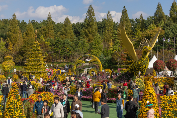 2025 익산 천만송이 국화축제. 익산시 제공