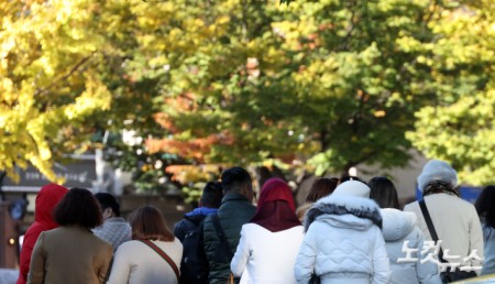 서울 가을 첫 한파특보