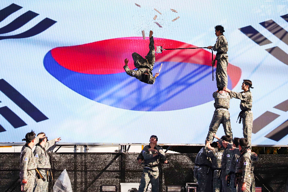 춘천지구전투 전승행사. 2군단 제공