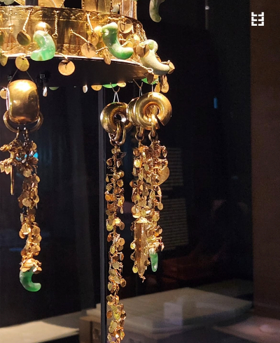 국립경주박물관 특별전 '신라 금관, 권력과 위신' 전시관 내부 모습. 국립경주박물관 SNS 캡처