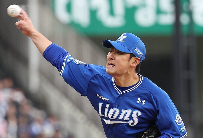 삼성 우완 임창민. 연합뉴스
