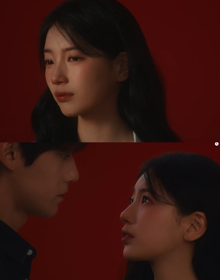 어반자카파 신곡 '스테이' 뮤직비디오에는 배우 수지와 이도현이 출연했다. '스테이' MV 캡처