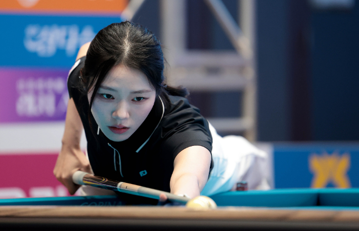 여자부 기대주 김도경. PBA 