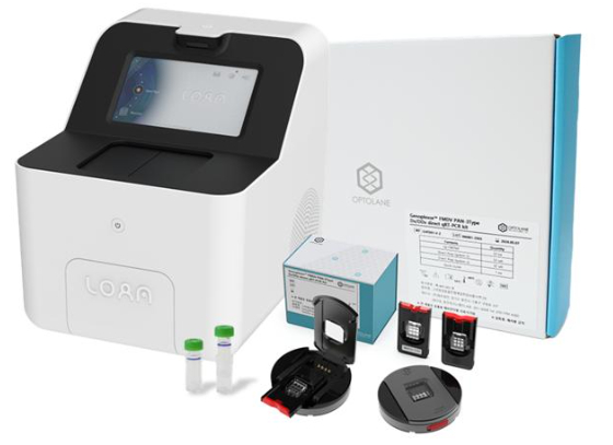 바이오 반도체 기반 구제역 분자 진단키트. 농림축산검역본부 제공