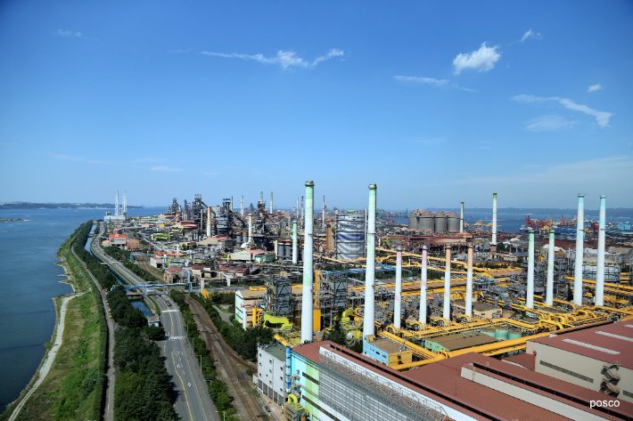 포항제철소 전경. 포스코 제공