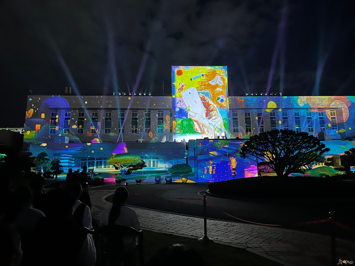 지난 22일 열린 광양국제미디어아트페스티벌 개막식. 광양시 제공 