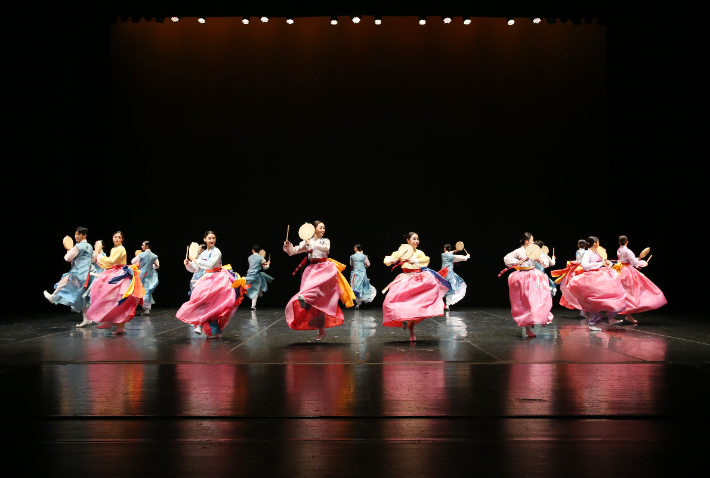 권명화류 소고춤. 경주박물관 제공