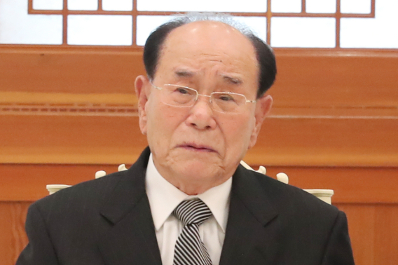 김영남 전 북한 최고인인민회의 상임위원장. 연합뉴스