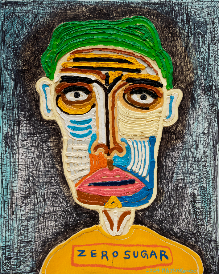 하정우, '무제(Untitled)', 캔버스에 혼합재료', 91x72.5㎝(2024). 학고재 제공