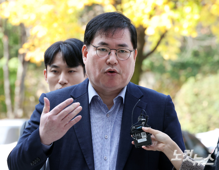 대장동 개발 비리 의혹으로 재판에 넘겨진 유동규 전 성남도시개발공사 본부장. 황진환 기자