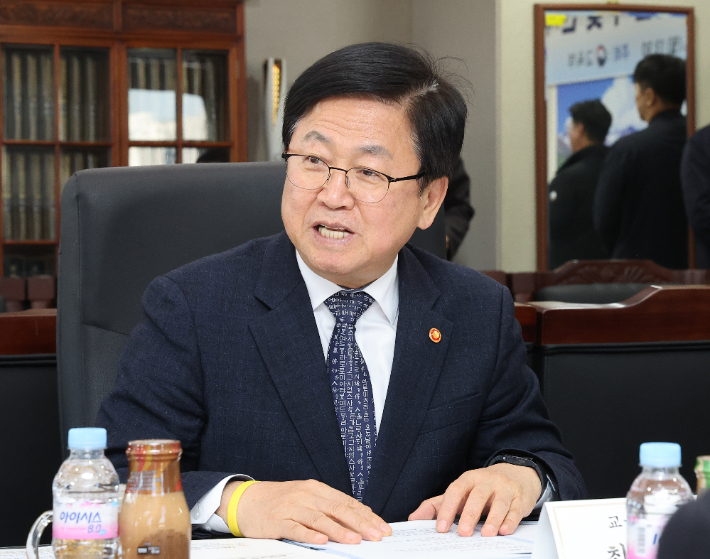 최교진 교육부 장관. 연합뉴스