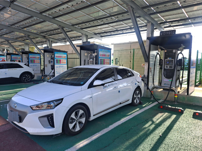전기차. 제주도 제공