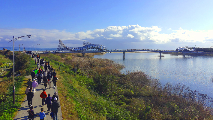 지난해 열린 울진군 군민겅강 걷기대회. 울진군 제공