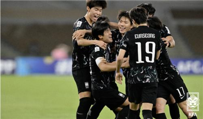 한국 남자 17세 이하(U-17) 축구 대표팀. 대한축구협회 제공 
