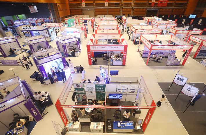 국제 병원의료산업 박람회 모습. 연합뉴스