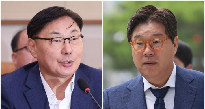 이화영 전 경기도 평화부지사와 김성태 전 쌍방울그룹 회장. 연합뉴스