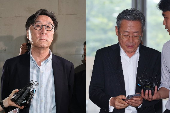 장호진 전 국가안보실장과 조구래 전 외교부 기획조정실장. 연합뉴스