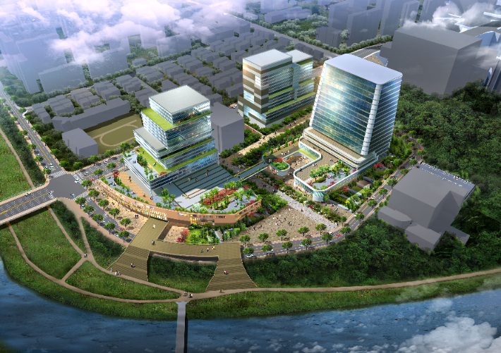 성남 바이오헬스 첨단클러스터 조성사업 조감도. 성남시 제공