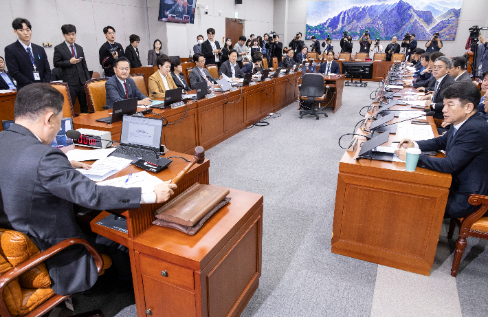 국회 운영위원회 전체 회의. 연합뉴스