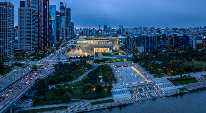 여의도 공원 북단에 설치될 예정인 제2세종문화회관 조감도. 서울시 제공