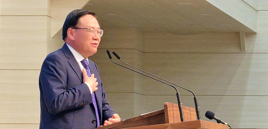 광주동노회 부노회장 최정원 목사가 "예배·회개·결단으로 사람 낳는 사람, 사람 낚는 사람이 되라"고 설교하고 있다. 한세민 교계기자