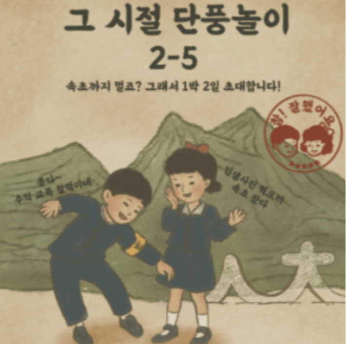 설악동 활성화 프로그램-추억감성여행 포스터. 속초시 제공