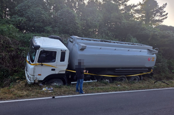 사고 현장 모습. 제주도소방안전본부 제공