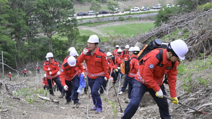 순창군 산불 예방 모습. 순창군 제공
