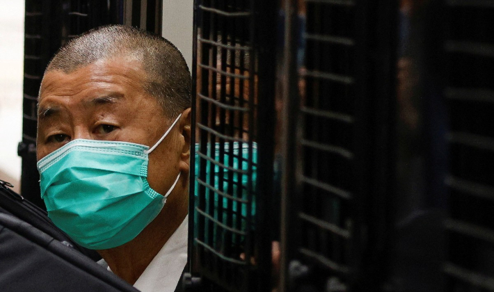 홍콩의 반중 언론인 지미 라이. 연합뉴스