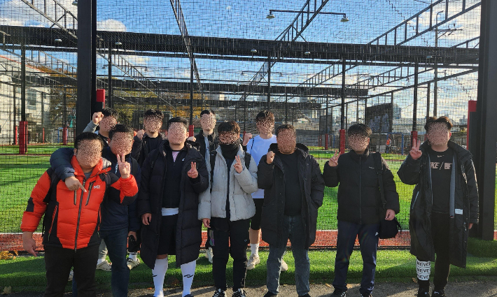 클라우드 FC 팀 단체사진. 광주 남구 제공