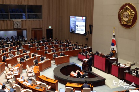 7일 서울 여의도 국회에서 예산결산특별위원회 종합정책질의가 열리고 있다.