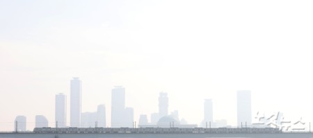 미세먼지 가득한 입동