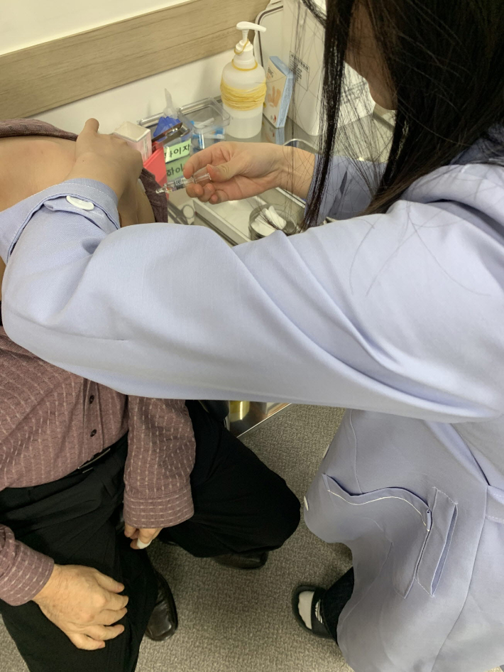 예방접종을 진행하는 모습. 광주광역시 제공