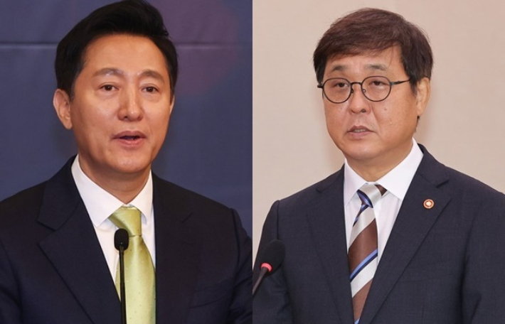 오세훈 서울시장·최휘영 문체부 장관. 연합뉴스