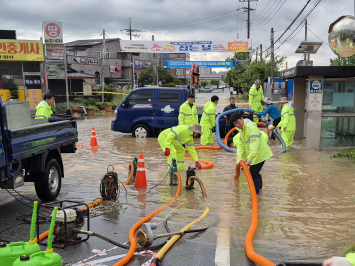 하수도정비 중점관리지역으로 선정된 나주시 산포면. 전라남도 제공