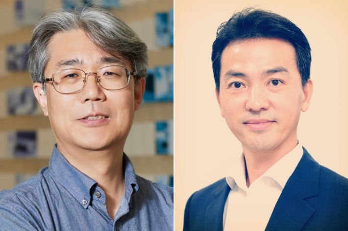 LG화학 이성규(왼쪽) 연구위원과 유엔디 이철수 대표. 과기정통부 제공 