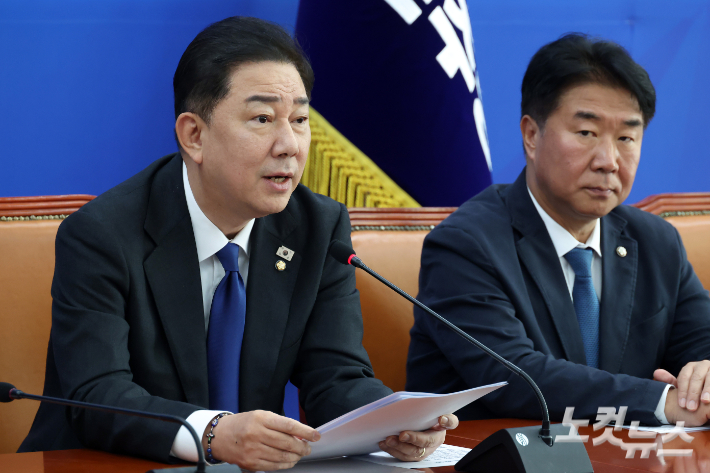 더불어민주당 김병기 원내대표. 윤창원 기자