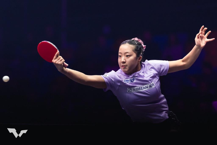 한국 탁구 간판 신유빈. WTT 인스타그램 캡처