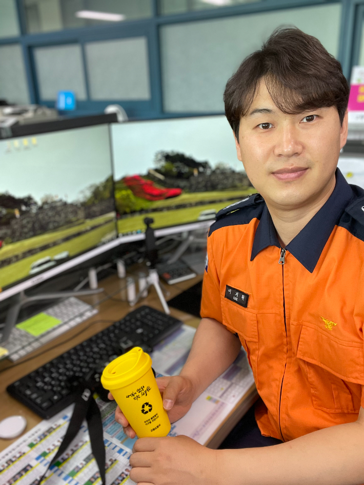 이지훤 소방위. 전북소방본부 제공