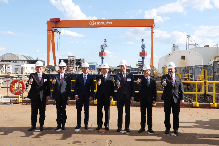 한화 필리조선소. 연합뉴스