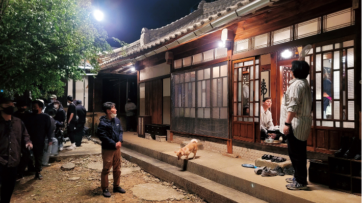 영화 '서울의 봄' 기장군 촬영현장. 부산영상위원회 제공