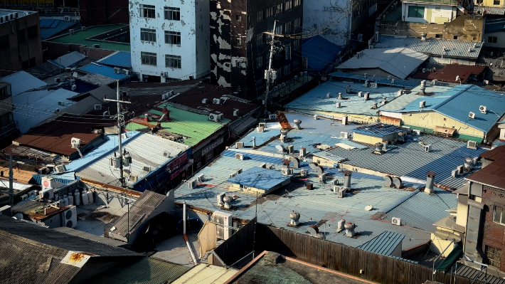 오세훈 시장이 방송에 들고 나온 지금의 세운상가 일대 모습. 서울시 제공