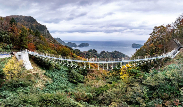 울렁다리. 울릉군 제공